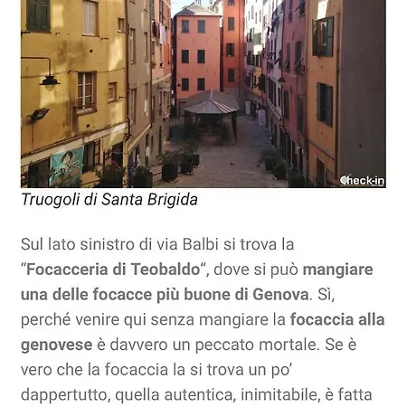 La Dimora Del Capitano * Gênes